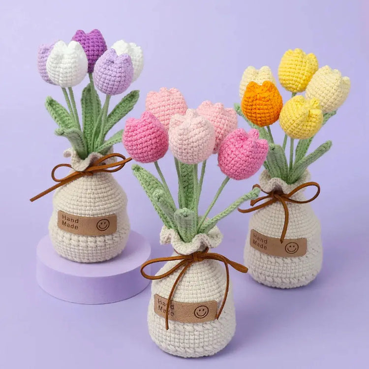 Crochet flower Brownstick