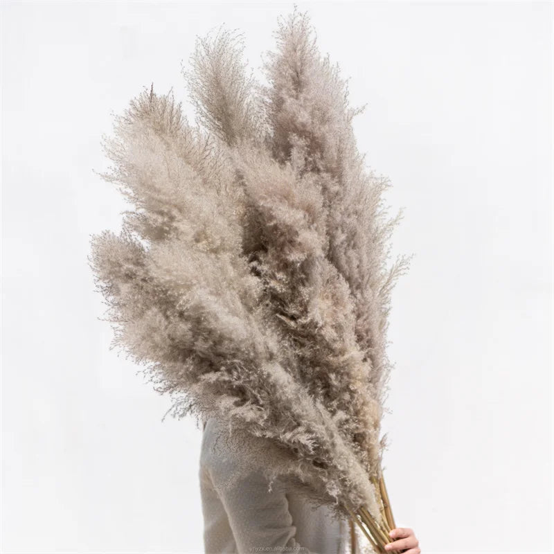 120cm Luxury Artificial Pampas Grass Bouquet – Perfect for Home