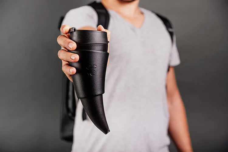 Stainless Steel Goat Horns Thermos Mug