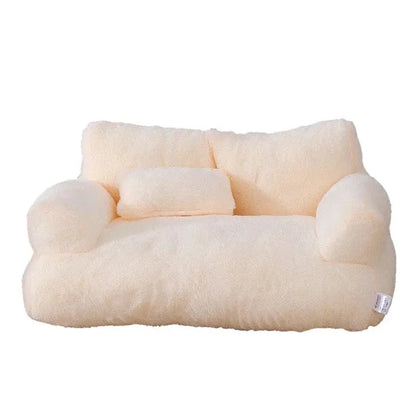 Super Soft Cat & Dog Bed - Washable, Non-Slip Sofa with Detachable Cover