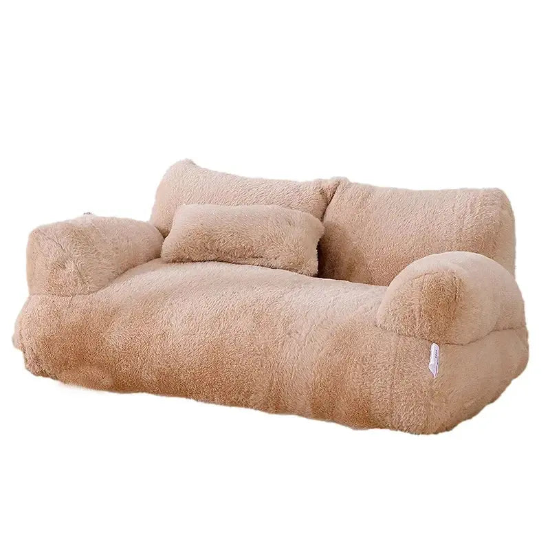 Super Soft Cat & Dog Bed - Washable, Non-Slip Sofa with Detachable Cover